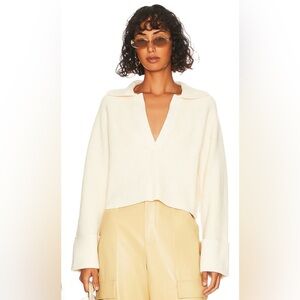 L'Academie Harvey Pullover in Ivory